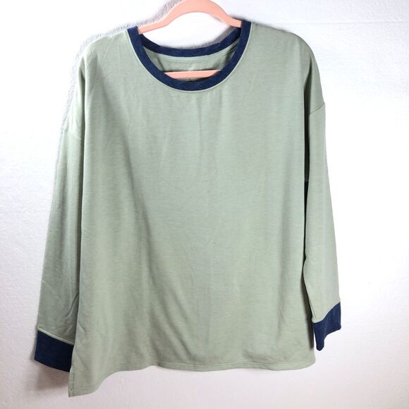 Cuddl Duds Comfortwear Pajama Sleepwear Shirt Size PL - Picture 1 of 10